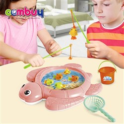 CB987706 CB987707 - Music electric kids game turtle water fishing toys with bucket